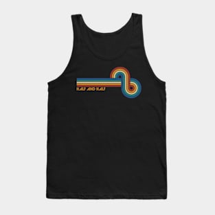 Half and Half Musical Note Tank Top